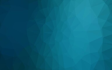 Obraz premium Light BLUE vector polygon abstract backdrop.