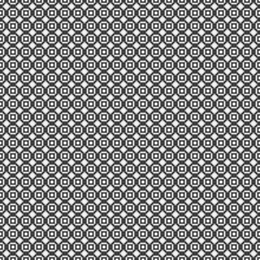 Abstract Cross Pattern Dots Logo generative computational art illustration