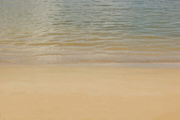 PARADISE BEACH OF THE CARIBBEAN, IN SUMMER TIME