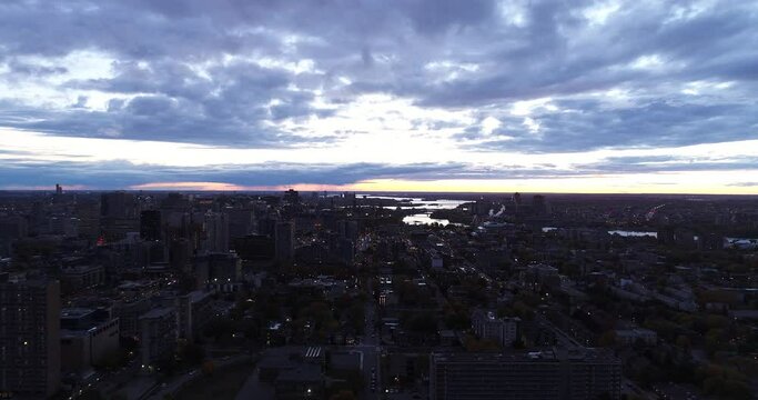 Ottawa Sunset Drone Video