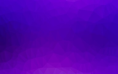 Obraz premium Light Purple vector polygonal template.