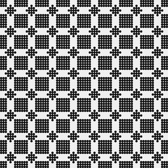 Abstract Cross Pattern Dots generative computational art illustration