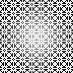 Abstract Cross Pattern Dots Logo generative computational art illustration