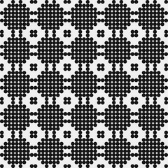 Abstract Cross Pattern Dots Logo generative computational art illustration