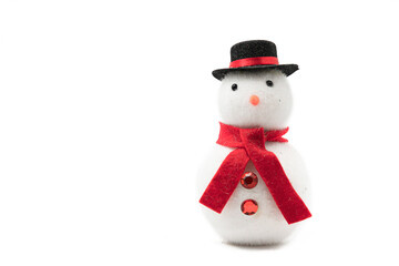 snowman on white
