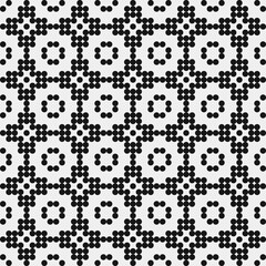 Abstract Cross Pattern Dots Logo generative computational art illustration