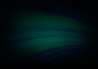 Dark BLUE vector blurred and colored background.