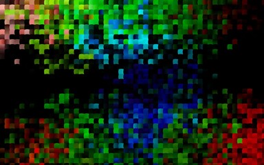 Dark Multicolor, Rainbow vector texture in rectangular style.