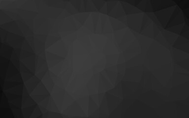 Fototapeta premium Dark Silver, Gray vector abstract polygonal cover.