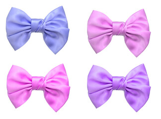  ribbon bow tie isolated on white background