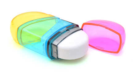 pencil-sharpener on a over white background