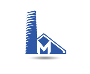 Creative letter M logo