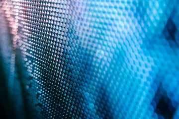 CloseUp LED blurred screen. LED soft focus background. abstract background ideal for design.