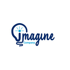 imagine logo design modern simple for inspiration service