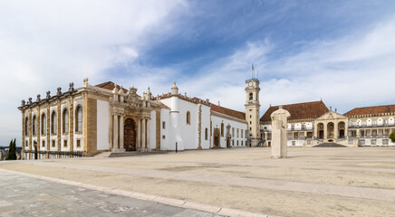 Historic campus of the University of Coimbra, Portugal.