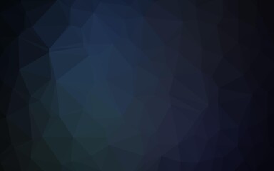 Obraz premium Dark BLUE vector low poly layout.