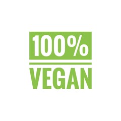 Fototapeta premium Green food word quote lettering illustration