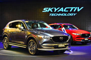 Mazda cx-5 at Manila International Auto Show in Pasay, Philippines. 