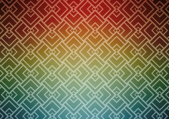 Light Green, Red vector background with straight lines.