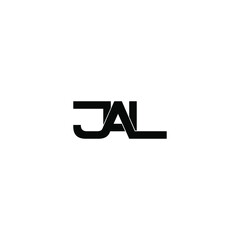 jal letter original monogram logo design