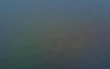 Light BLUE vector abstract polygonal cover.