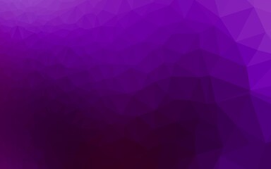 Dark Purple vector abstract mosaic background.