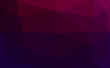 Fototapeta premium Dark Purple vector low poly texture.