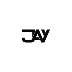 jay letter original monogram logo design