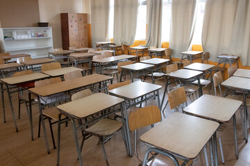Sala de clases vacía