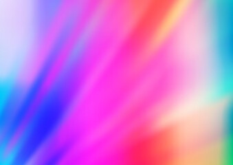 Light Multicolor, Rainbow vector template with repeated sticks.