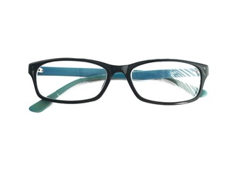 Fototapeta premium Image of glasses on a white background 