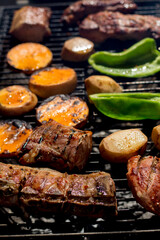 Carne y verduras asadas 3