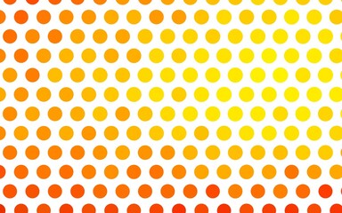 Light Orange vector texture with disks.