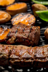 Carne y verduras asadas 2