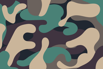 abstract camouflage vector background illustration 