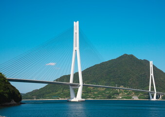Obraz premium 生口橋の風景