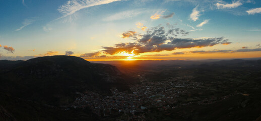 Por do sol da cidade de Brejo da Madre de Deus