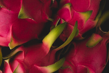 Dragon fruit macro close up