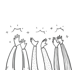 applause hand drawn
