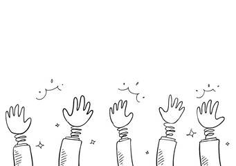 applause hand drawn