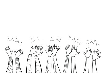 applause hand drawn