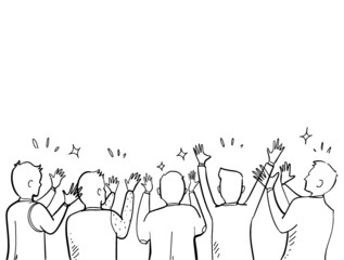 applause hand drawn