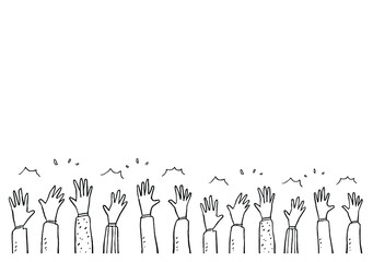 applause hand drawn
