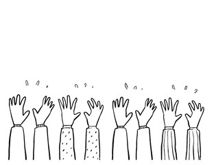 applause hand drawn