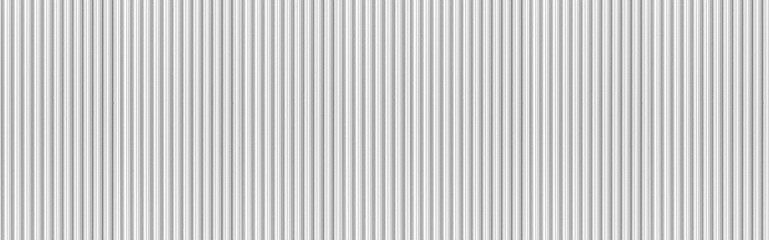Obraz premium Panorama of Panorama of White Corrugated metal background and texture surface or galvanize steel