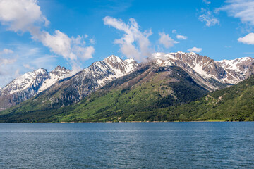 An overlooking view of Grand Tetons NP, Wyoming
