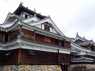 Naklejka premium 福知山城の天守閣