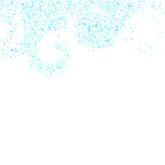 Blue, cyan, turquoise glitter stars confetti
