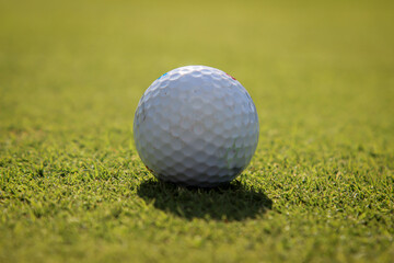 Impressionen vom Golfplatz. Golf der Sport der Konzentration und Technik.