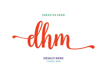 simple DHMlettering logo is easy to understand, simple and authoritative